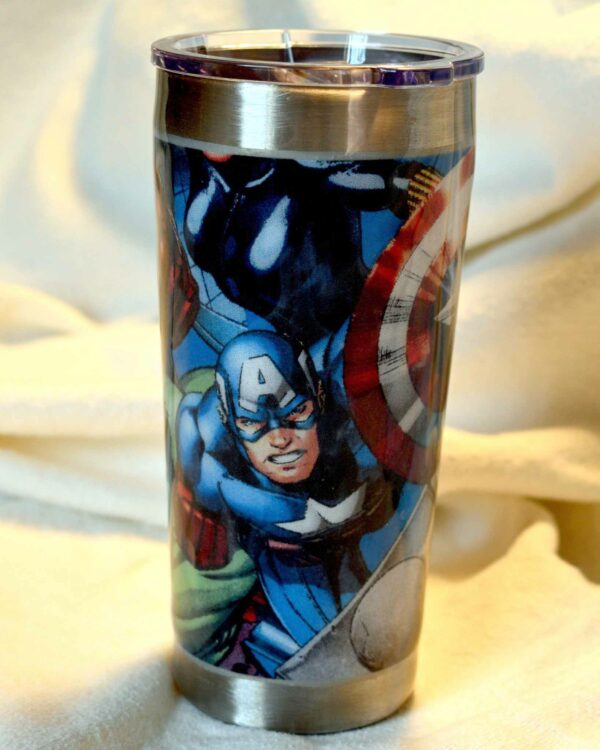 20 ounce Marvel tumbler